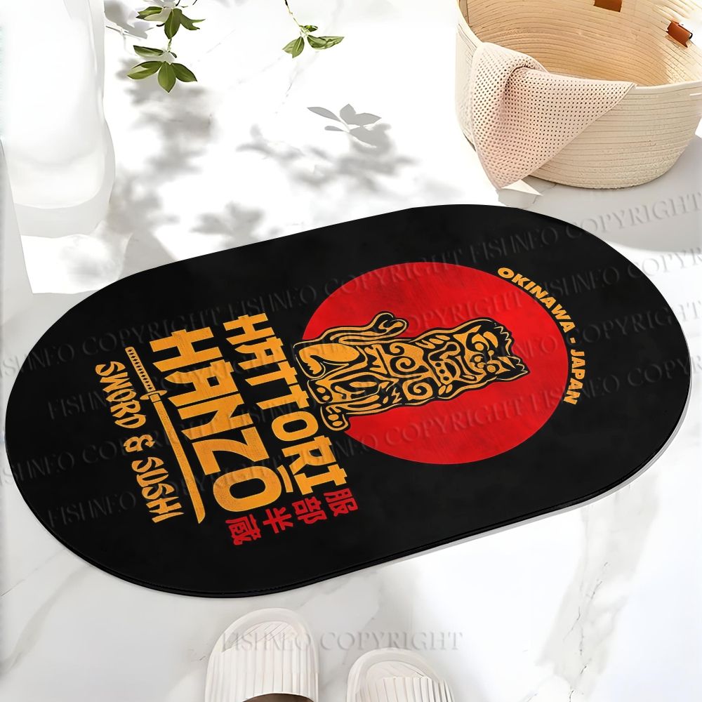 Hattori Hanzo Printed Bath Mat