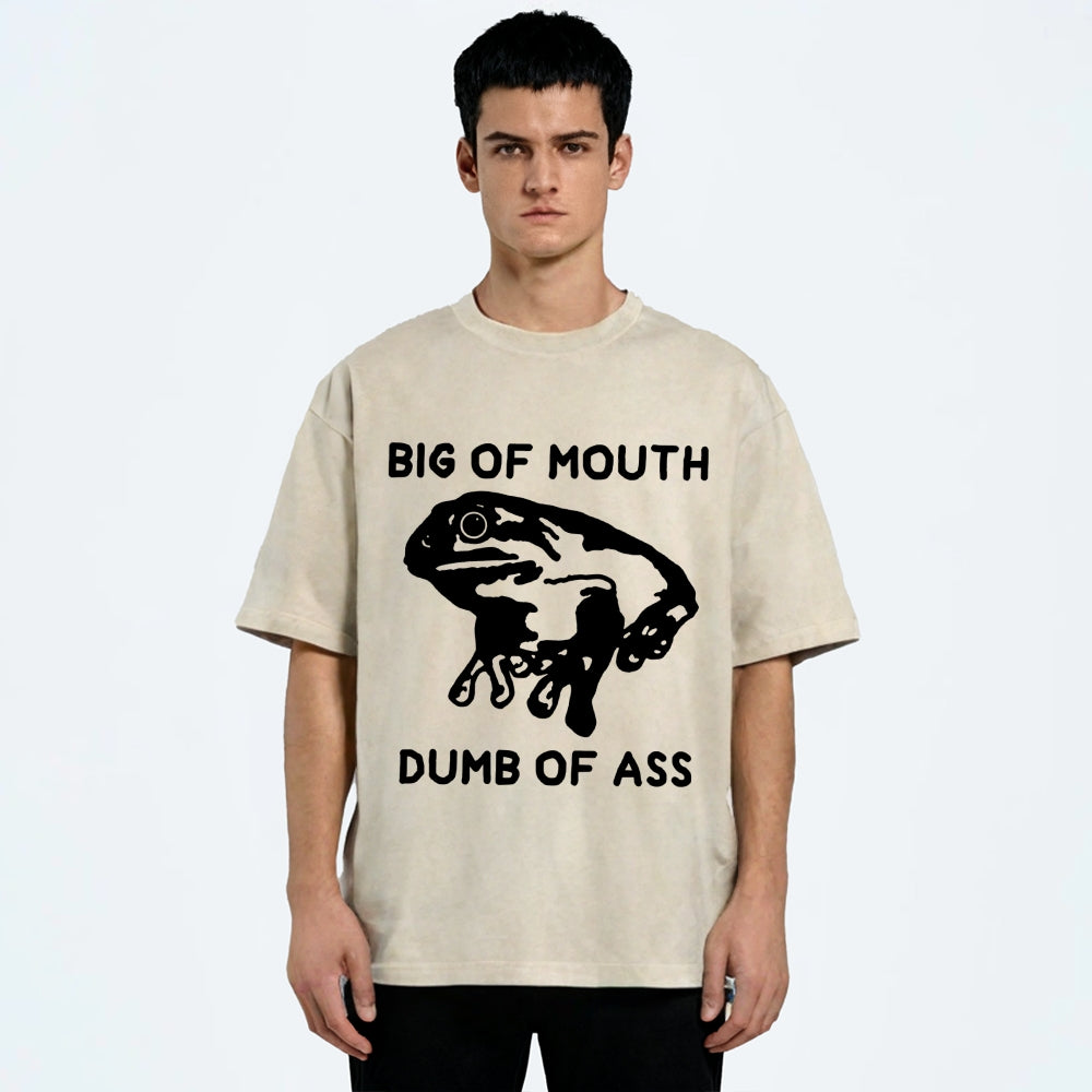 Big-Mouthed Frog Vintage Washed T-shirt