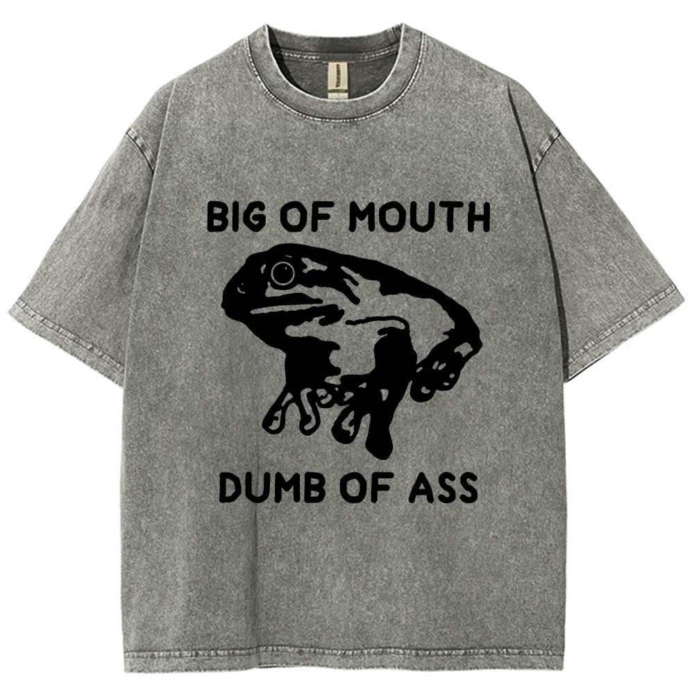 Big-Mouthed Frog Vintage Washed T-shirt