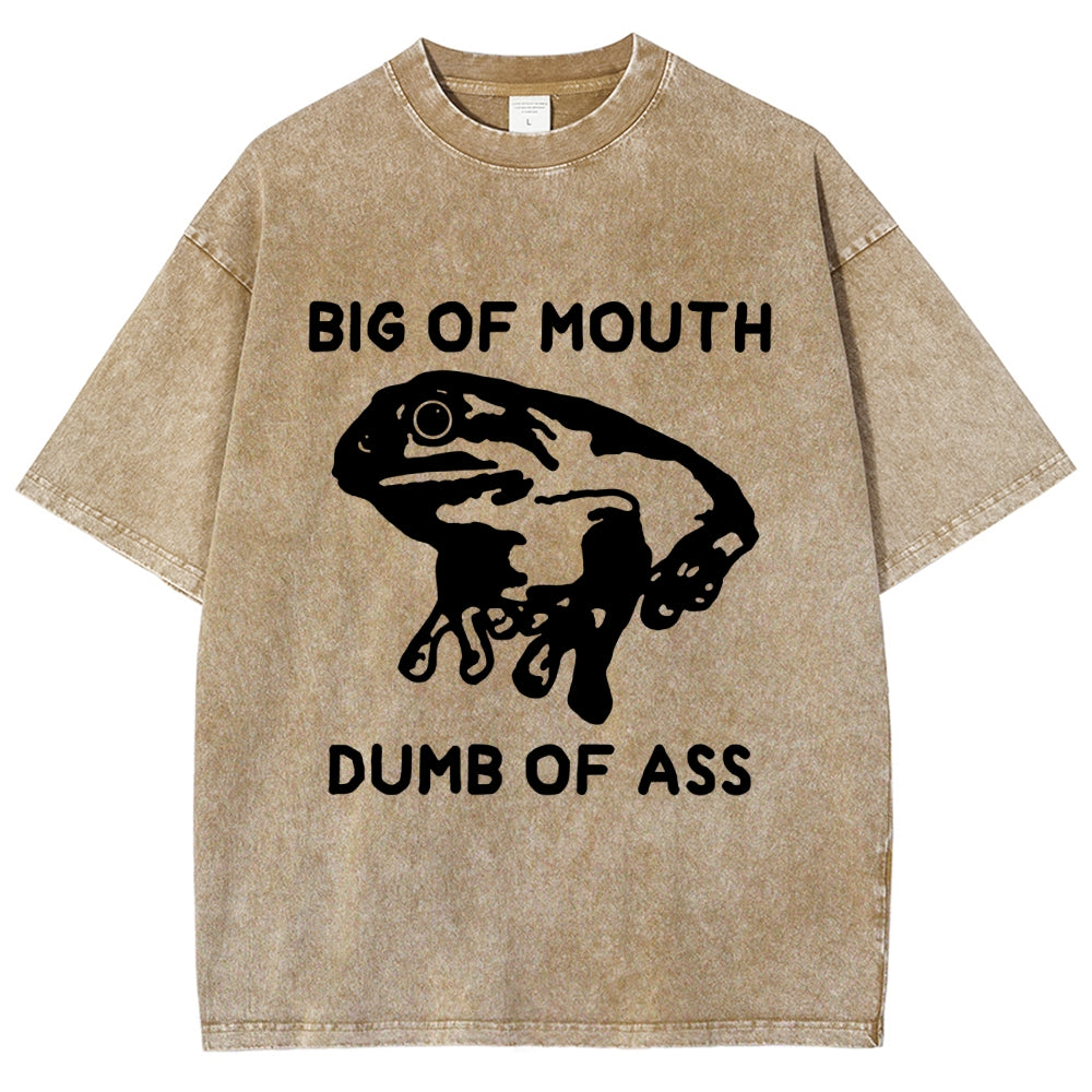Big-Mouthed Frog Vintage Washed T-shirt