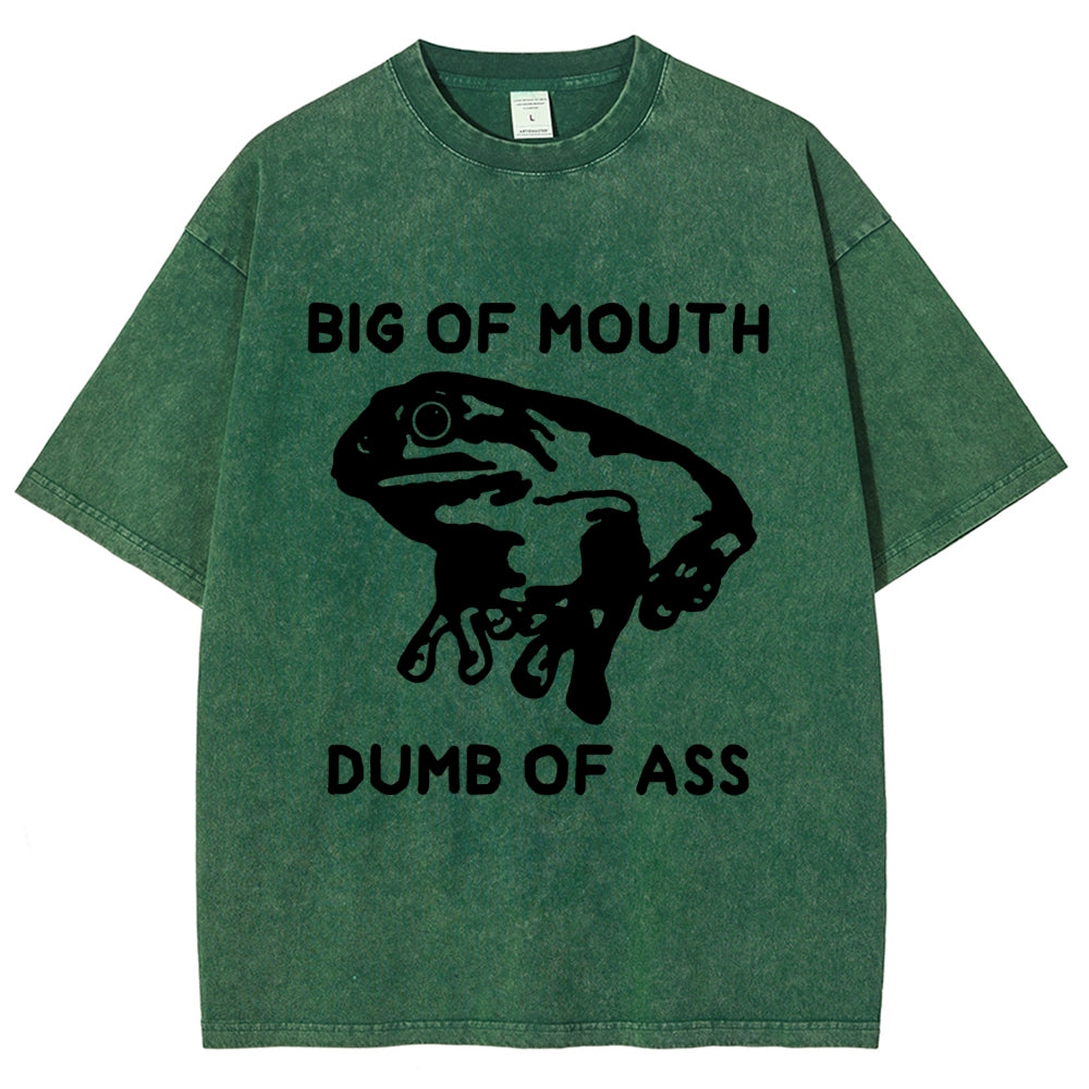 Big-Mouthed Frog Vintage Washed T-shirt