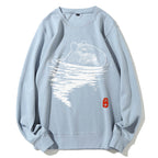 Swimming Capybara Cotton Sweatshirt