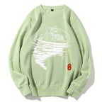 Swimming Capybara Cotton Sweatshirt