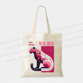 Pink Panther Yayoi Kusama Printed Tote Bag