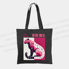 Pink Panther Yayoi Kusama Printed Tote Bag