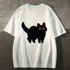 Fluffy black cat Classic T-Shirt