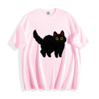 Fluffy black cat Classic T-Shirt