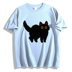 Fluffy black cat Classic T-Shirt