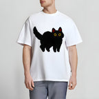Fluffy black cat Classic T-Shirt