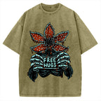 Unisex Free Hugs Vintage Washed T-shirt