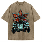Unisex Free Hugs Vintage Washed T-shirt