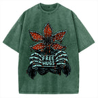 Unisex Free Hugs Vintage Washed T-shirt