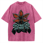Unisex Free Hugs Vintage Washed T-shirt