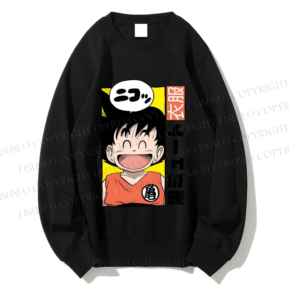 Unisex Son Goku Printed Sweatshirt