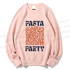 Unisex Pasta Party Printed Sweatshirt