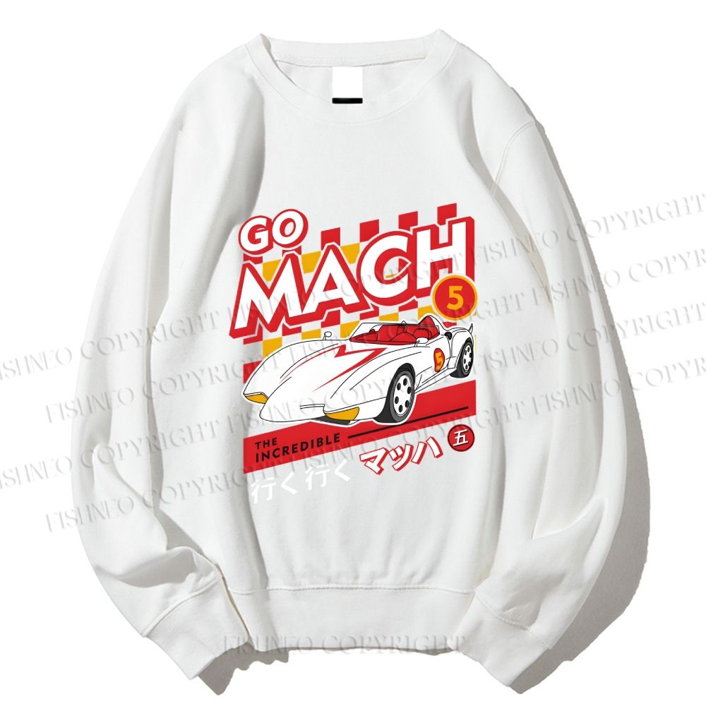 Unisex Speed Racer Printed Sweatshirt
