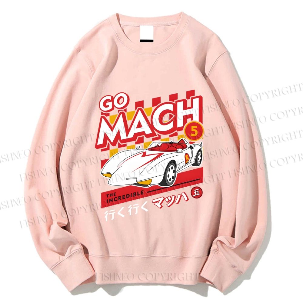 Unisex Speed Racer Printed Sweatshirt