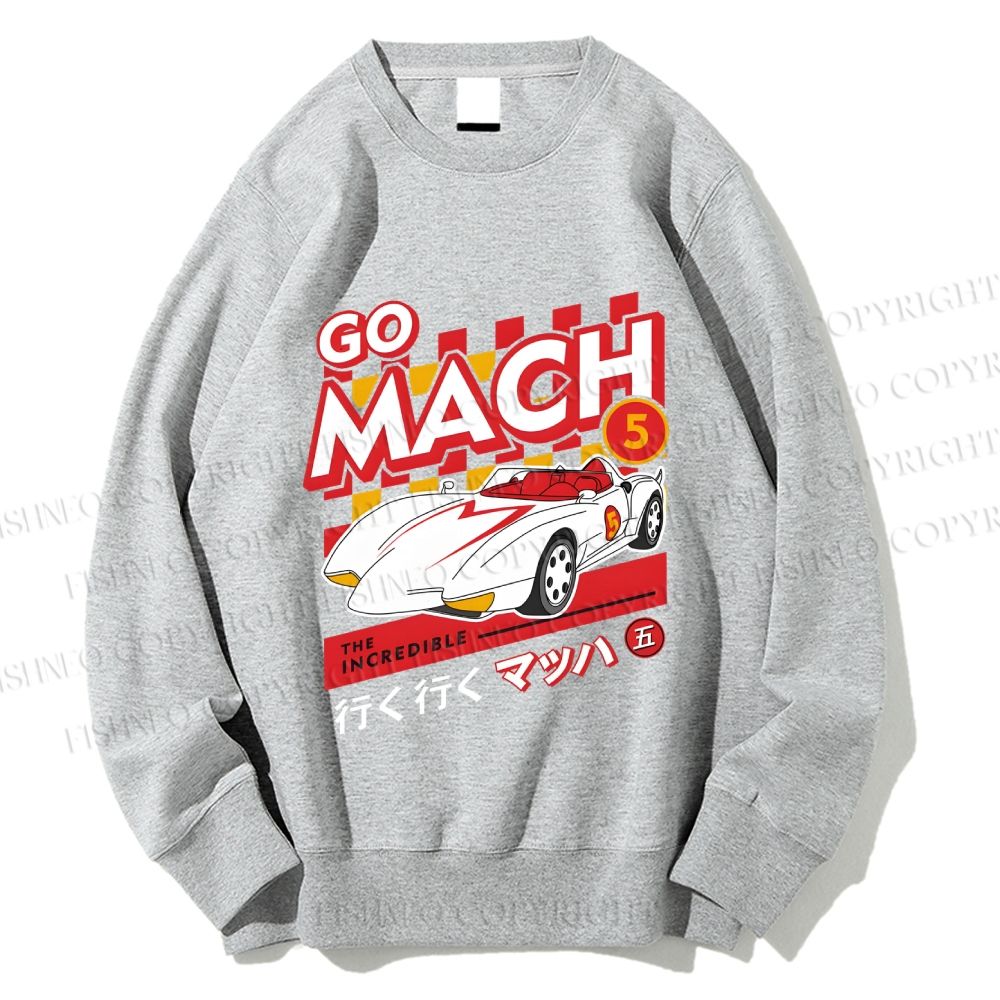 Unisex Speed Racer Printed Sweatshirt