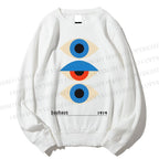 Unisex Bauhaus Art Geometric Eye Printed Sweatshirt