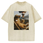 Funny Cat Pictures Vintage Washed T-shirt