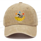 Unisex Vintage Casual Cute Opossum Washed Cap
