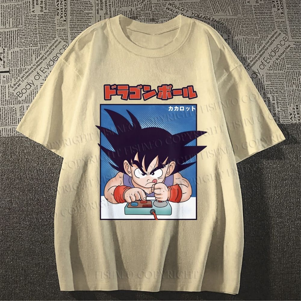 Unisex Classic Cotton Son Goku Printed T-shirt