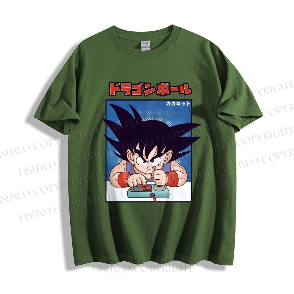 Unisex Classic Cotton Son Goku Printed T-shirt