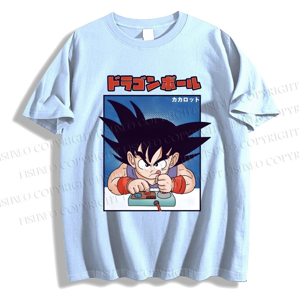 Unisex Classic Cotton Son Goku Printed T-shirt