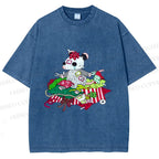 Unisex Opossum in Mess Printed Washed Tee