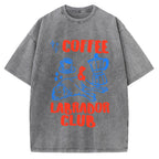 Coffee Labrador Club Vintage Washed T-shirt