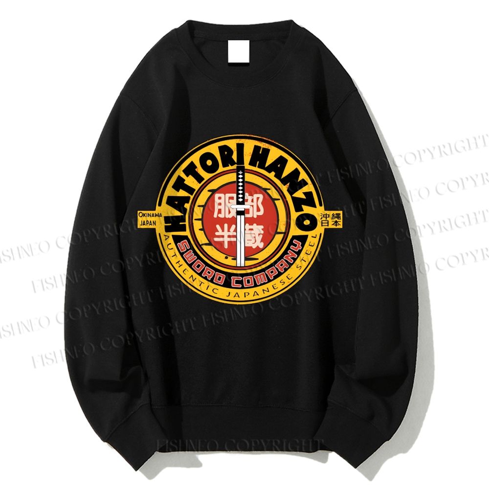 Unisex Hattori Hanzo Sword Company Printed Sweatshirt