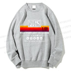Unisex Washed VHS Vintage Printed Sweatshirt
