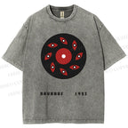 Unisex Bauhaus Art Eyes Printed Washed Tee