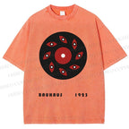 Unisex Bauhaus Art Eyes Printed Washed Tee