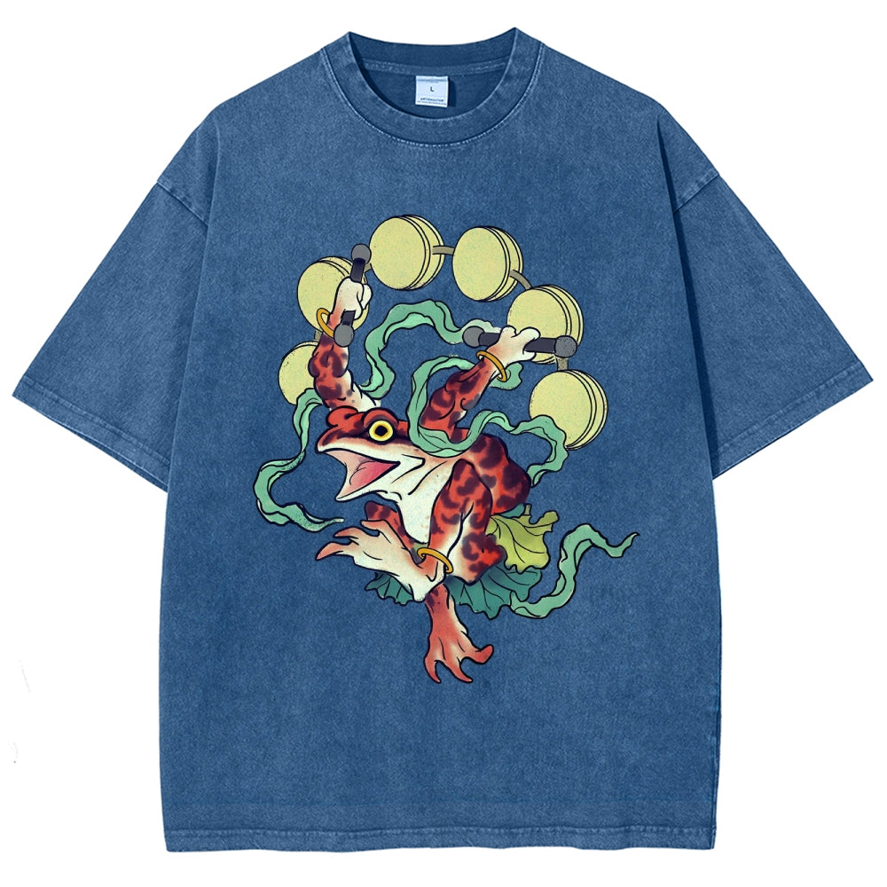 Vintage Wash Japanese Design T-Shirt