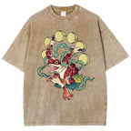 Vintage Wash Japanese Design T-Shirt