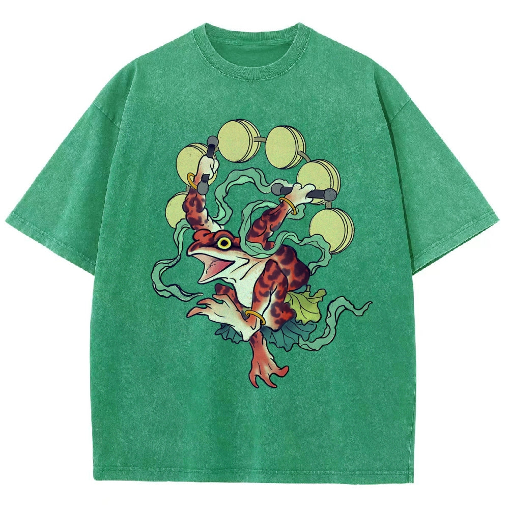 Vintage Wash Japanese Design T-Shirt