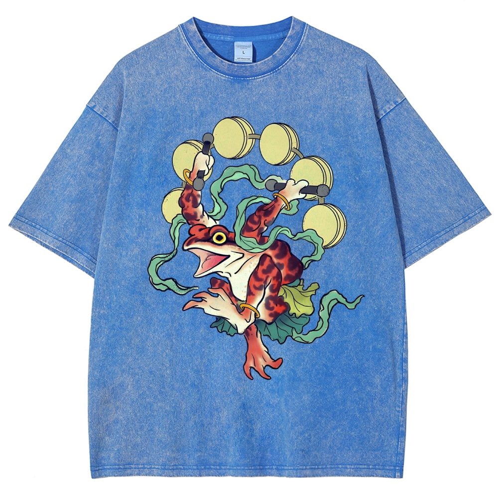 Vintage Wash Japanese Design T-Shirt
