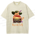 Unisex Cowboy Cat Pussy in Booty Printed Washed Tee