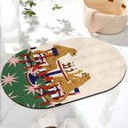Classic Panther in Bar Printed Bath Mat