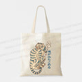 Japanese Tiger Smoking Printed Tote Bag