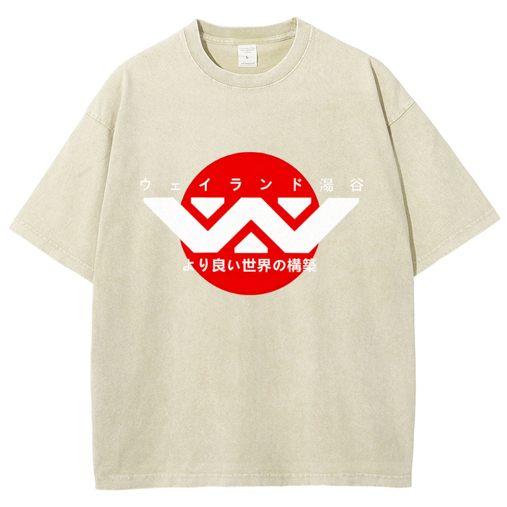 Weyland-Yutani Vintage Wash Japanese Design T-Shirt