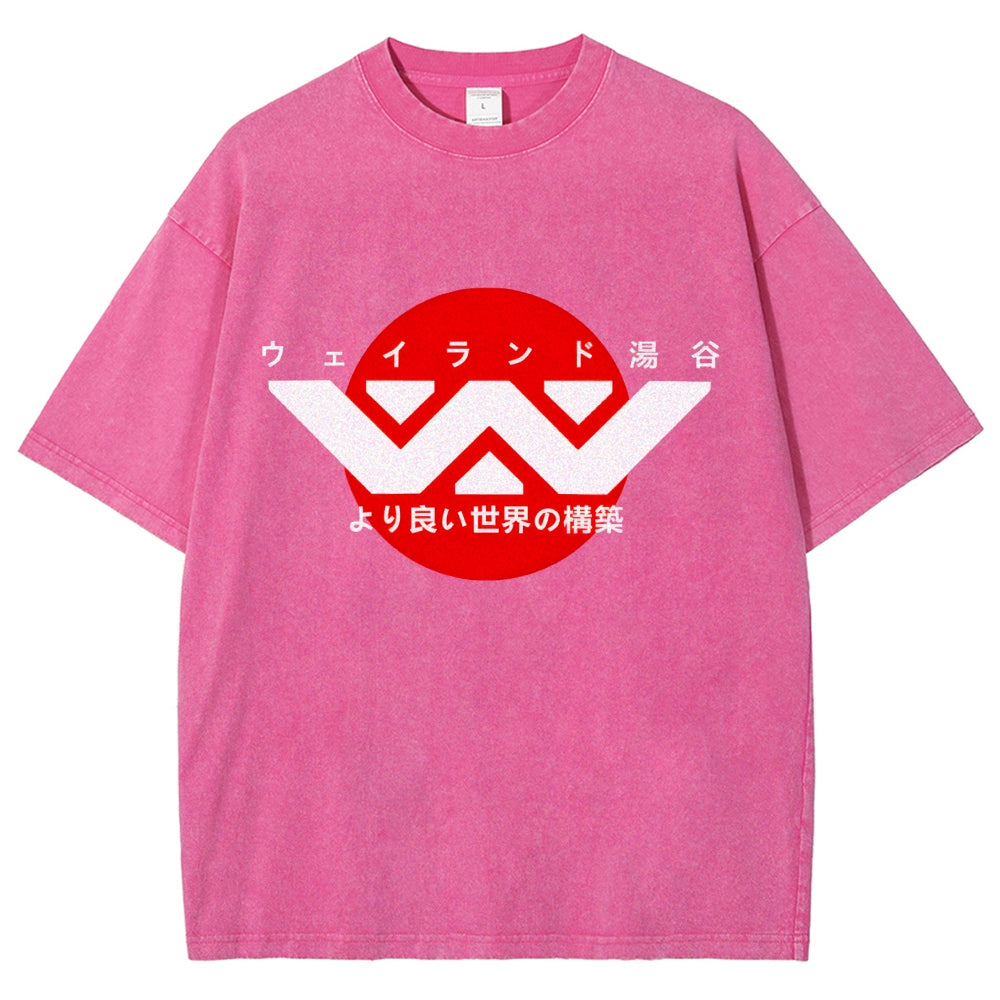 Weyland-Yutani Vintage Wash Japanese Design T-Shirt