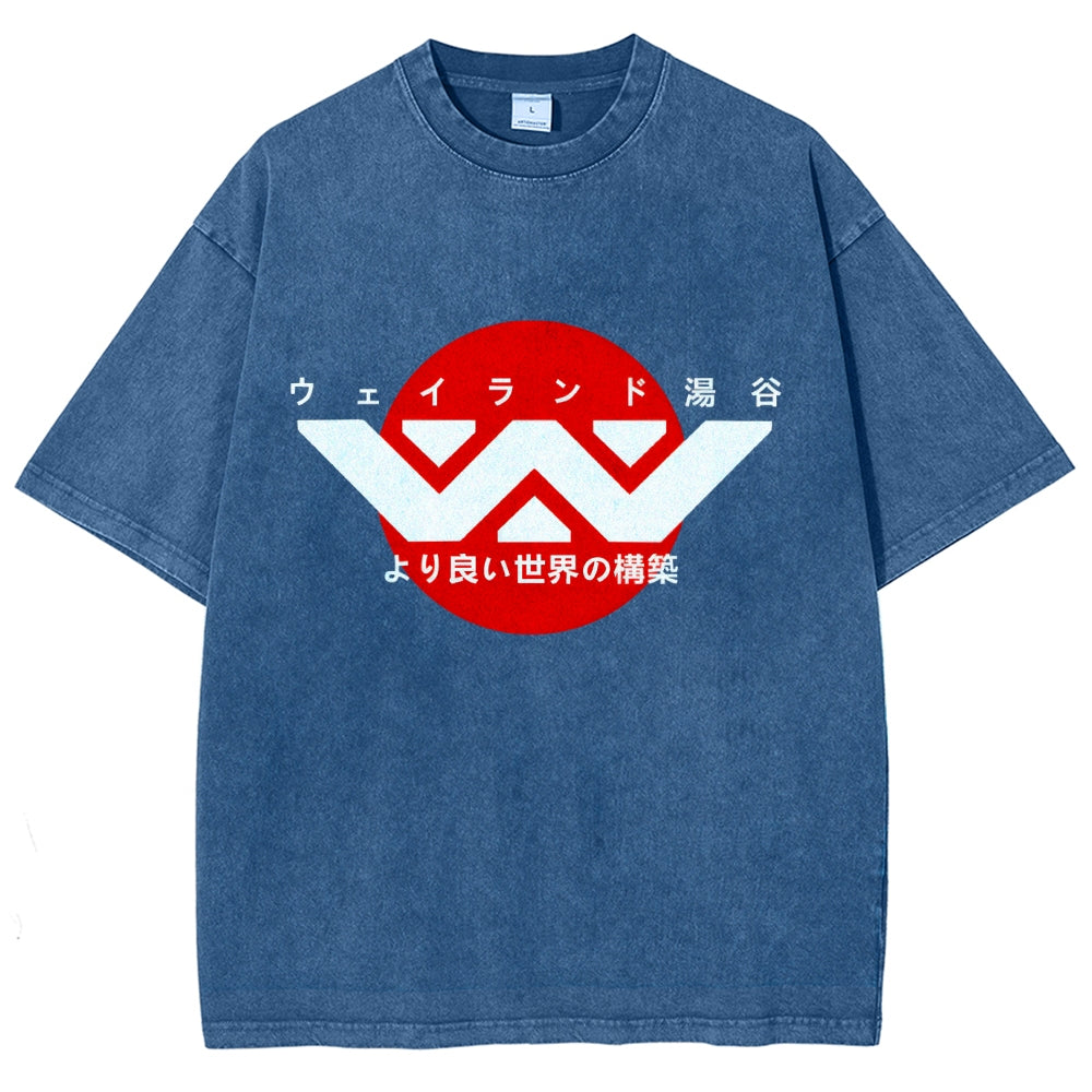 Weyland-Yutani Vintage Wash Japanese Design T-Shirt