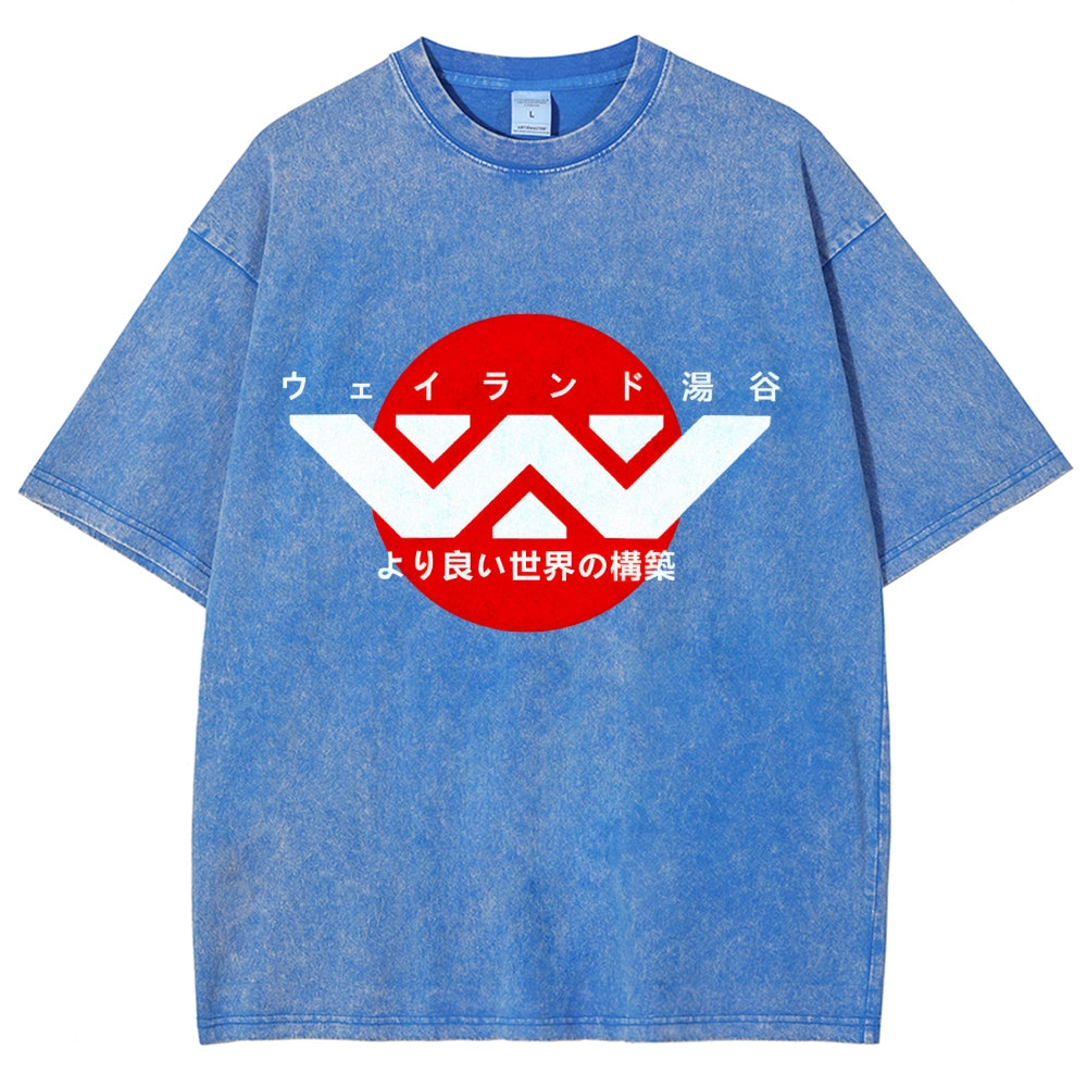 Weyland-Yutani Vintage Wash Japanese Design T-Shirt