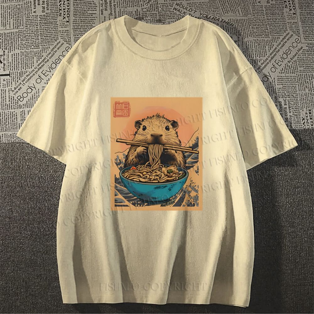 Guinea Pig Ramen Japanese Style Classic Tee