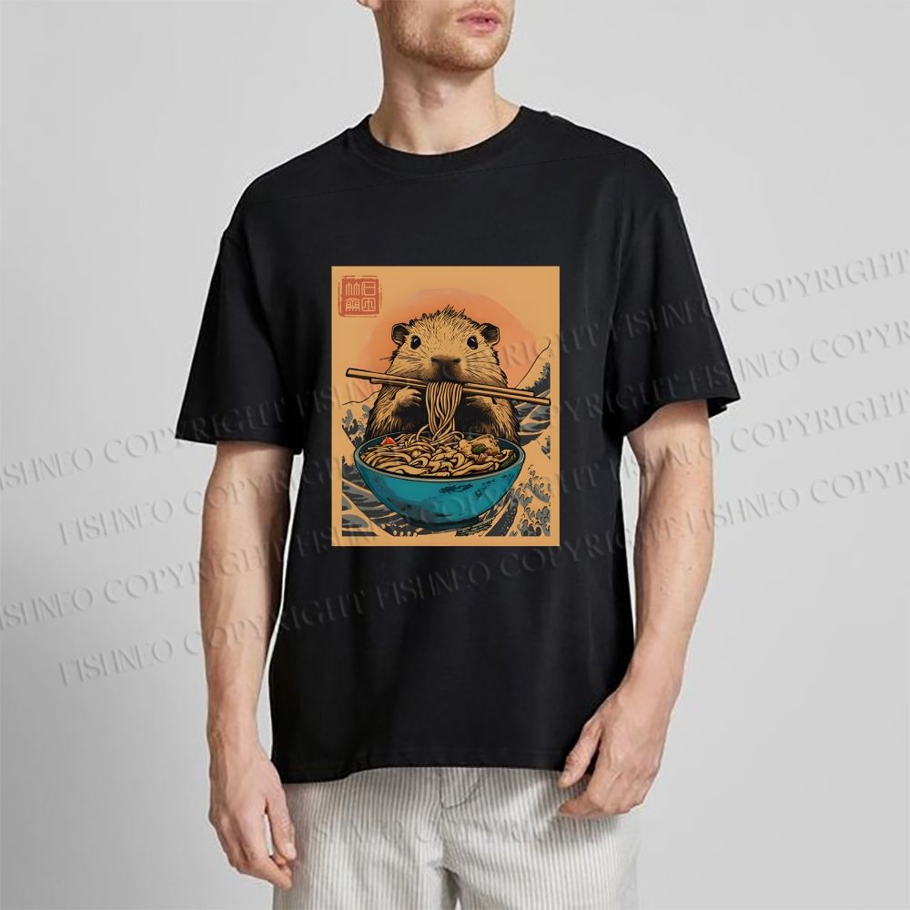 Guinea Pig Ramen Japanese Style Classic Tee