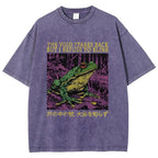 The Void Stares I Refuse To Blink Washed T-Shirt