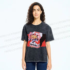 Unisex Flowers in Cigarette Box Seize the day Printed Washed Tee