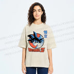 Unisex Dragon Ball Goku Printed Washed Tee